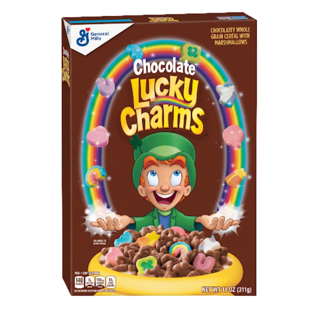 Lucky Charms Chocolate, Schokoladen-Cerealien 300 g 
