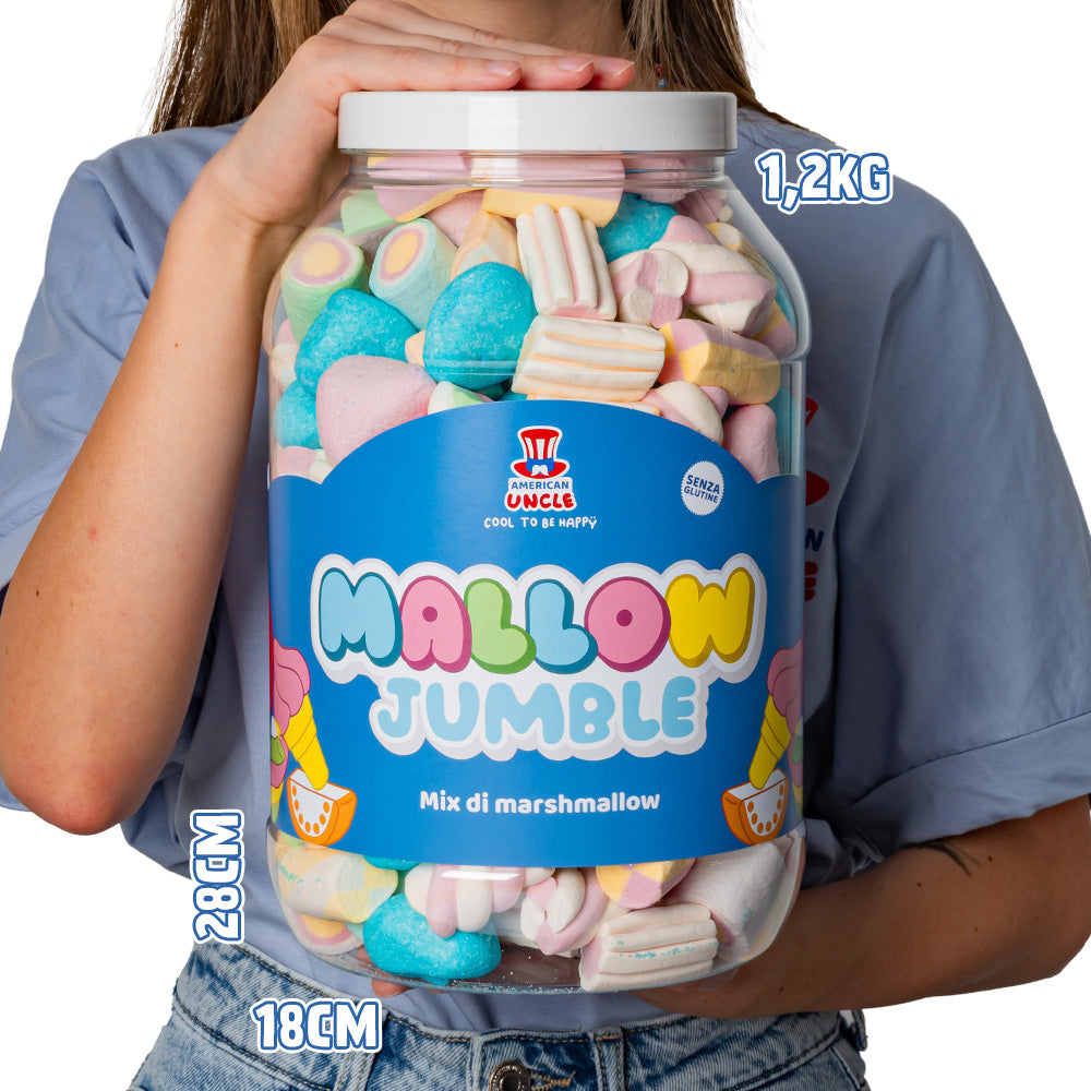 Mallow Jumble, Glas von marshmallow zum Zusammenstellen mit deinen Lieblingsgeschmäckern 
