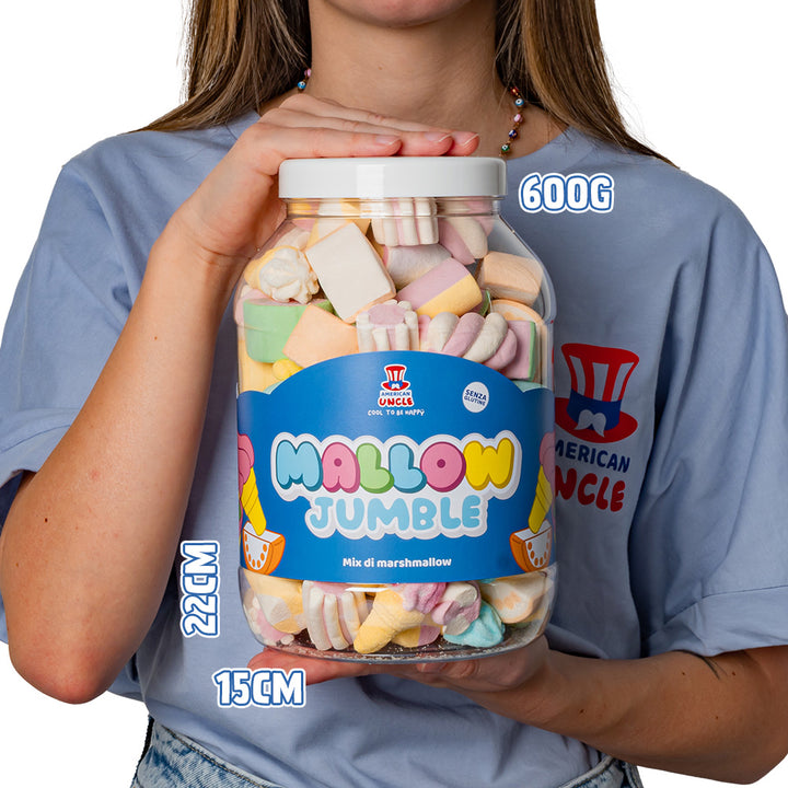 Mallow Jumble, Glas von marshmallow zum Zusammenstellen mit deinen Lieblingsgeschmäckern 