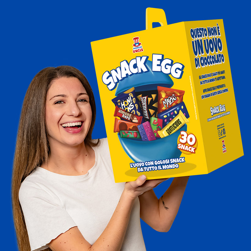 American Uncle Snack Egg L, Ei 30 snack süße und salzige Überraschungen 