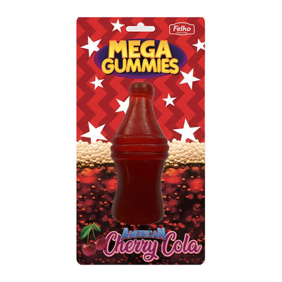 Confezione da 120g, caramella gommosa al gusto di cola Mega Gummies.