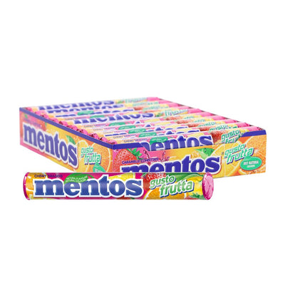 Confezione da 20 caramelle alla frutta Mentos