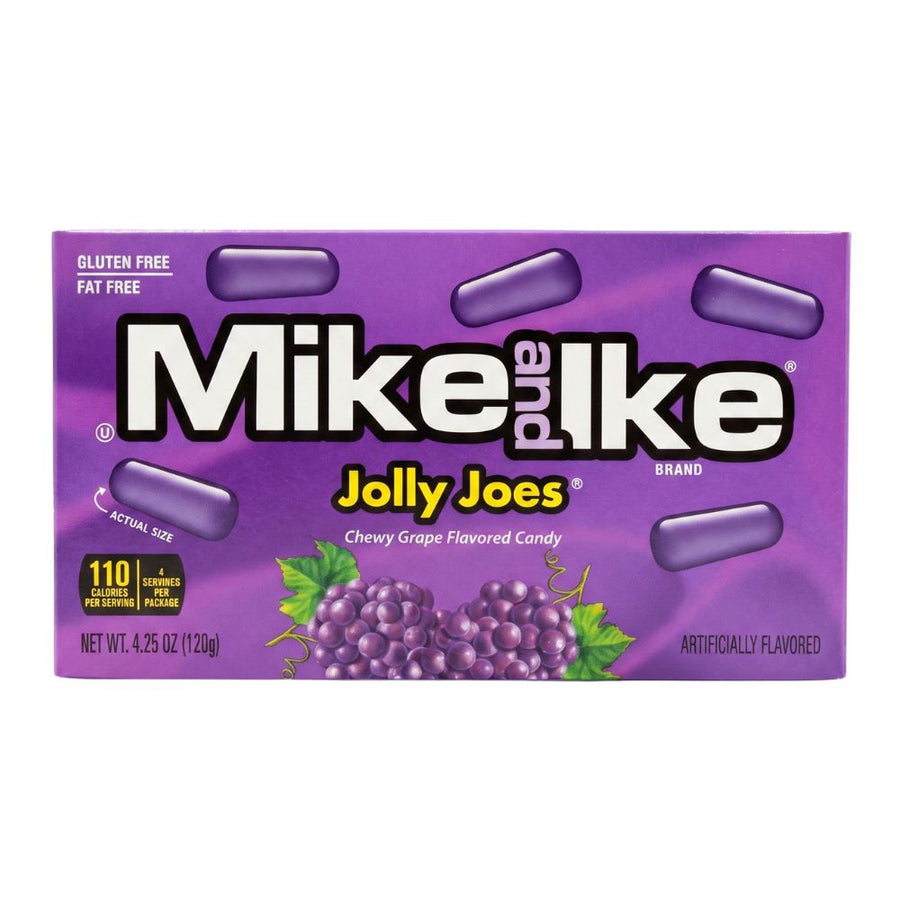Mike and Ike Jolly Joes Grape - caramelle all'uva 120g