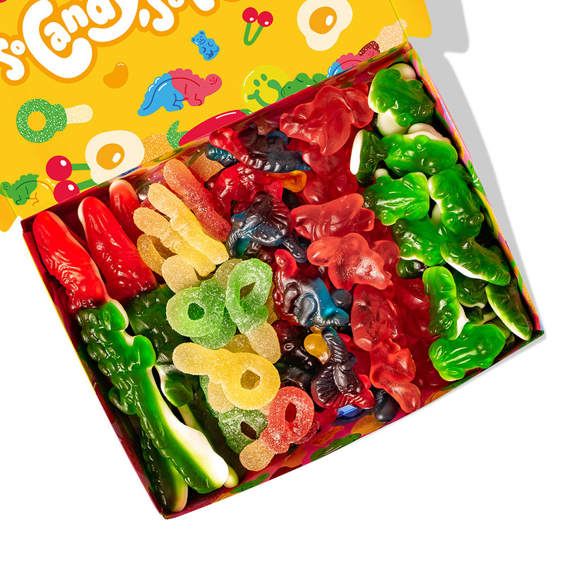 Wunnie box "So Candy, So Happy", 5 Schachteln Gummibonbons in verschiedenen Geschmacksrichtungen à 480g (Wunnie Tage) 