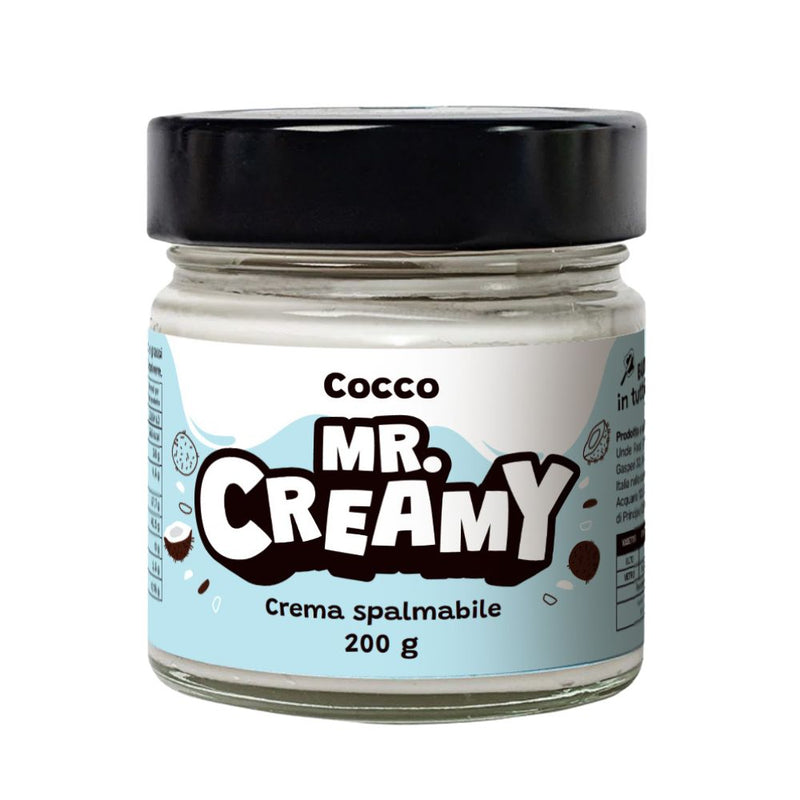 Confezione da 200g di crema spalmabile al cocco mr creamy Cocco