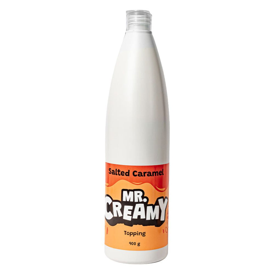 Confezione da 900g, topping al caramello salato Mr. Creamy.