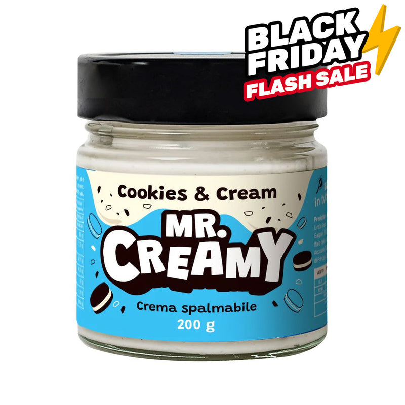 Mr. Creamy Cookies & Cream, streichfähige Creme Cookies & Cream 200g 