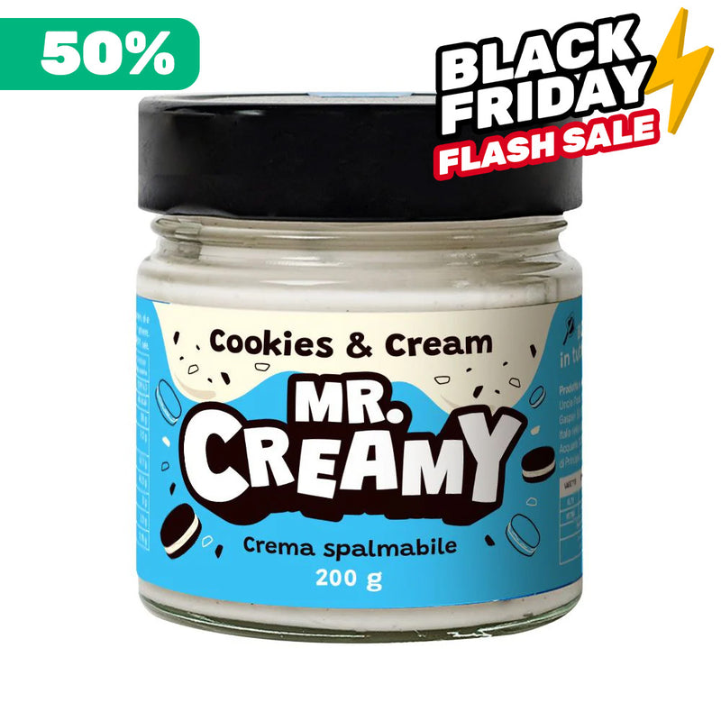 Mr. Creamy Cookies & Cream, streichfähige Creme Cookies & Cream 200g 