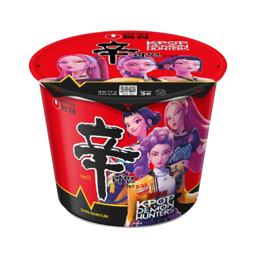 Nongshim Shin Ramyun K-Pop Demon Hunters, würzige Nudeln à 114 g 