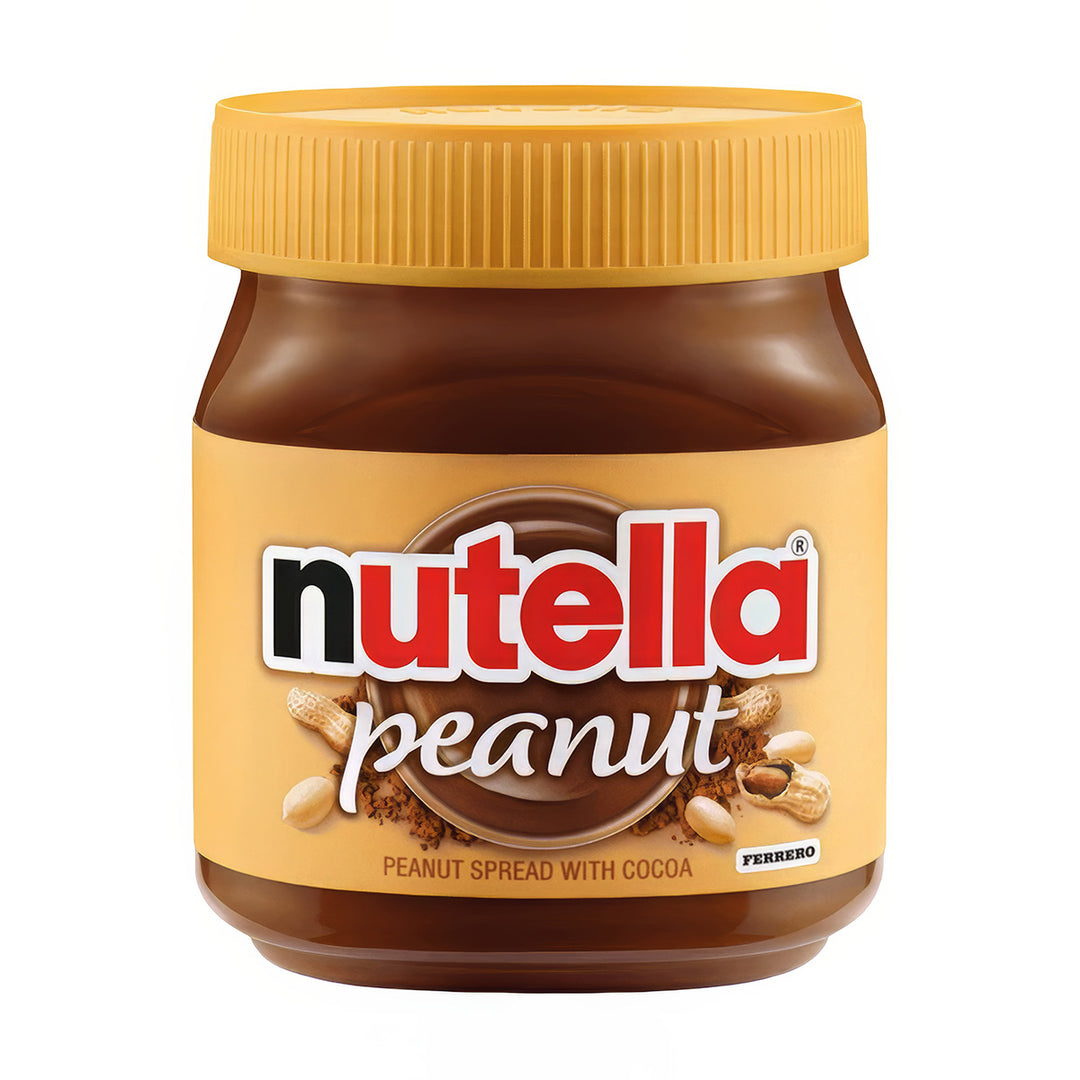 Nutella Peanut, kakaohaltiger Brotaufstrich mit Haselnüssen und Erdnüssen, 371 g