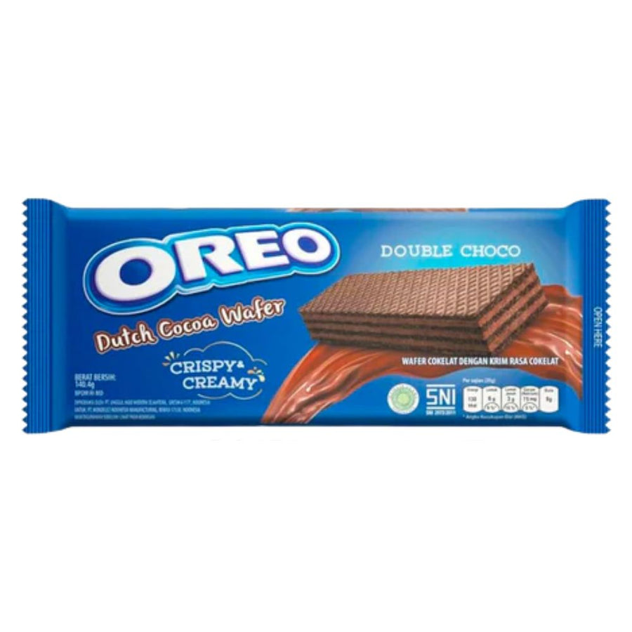 Oreo Dutch Cocoa Wafer Double Choco, wafer con crema al cioccolato da 117g