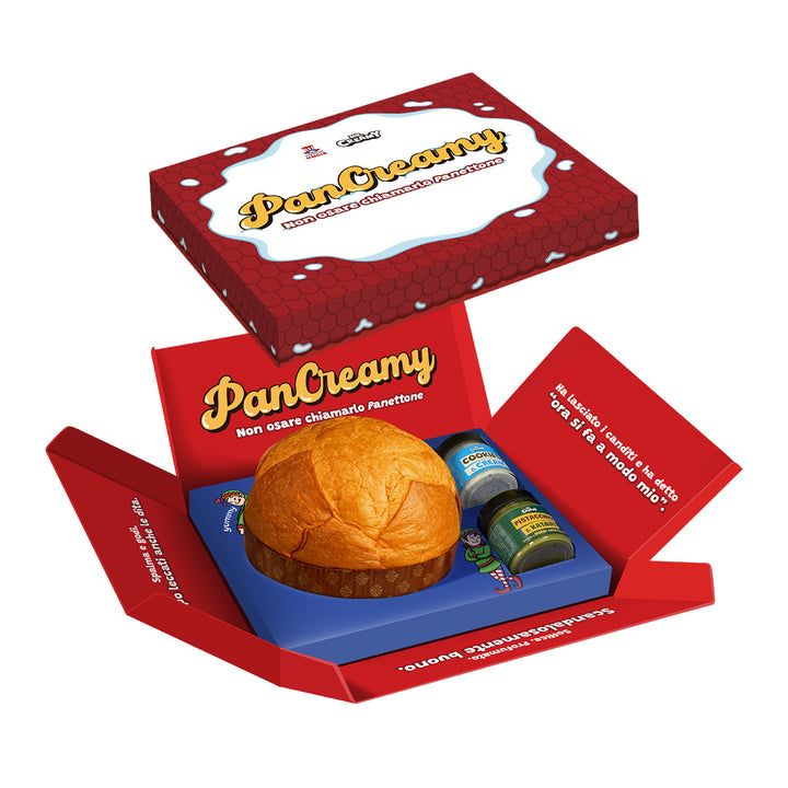 Scatola PanCreamy aperta