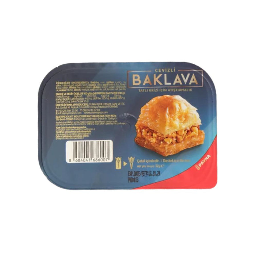 Confezione da 30g, baklava con noci Payna.