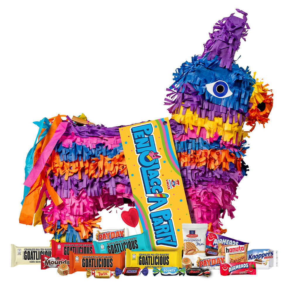 Pentolaccia-Party, Piñata + Mix aus 500 g snack und Überraschungsbonbons 