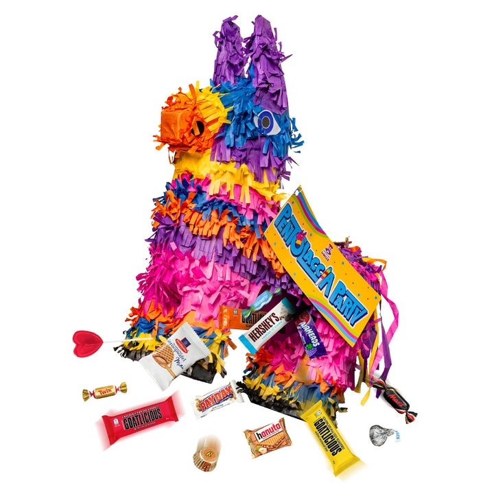 Pentolaccia-Party, Piñata + Mix aus 500 g snack und Überraschungsbonbons 