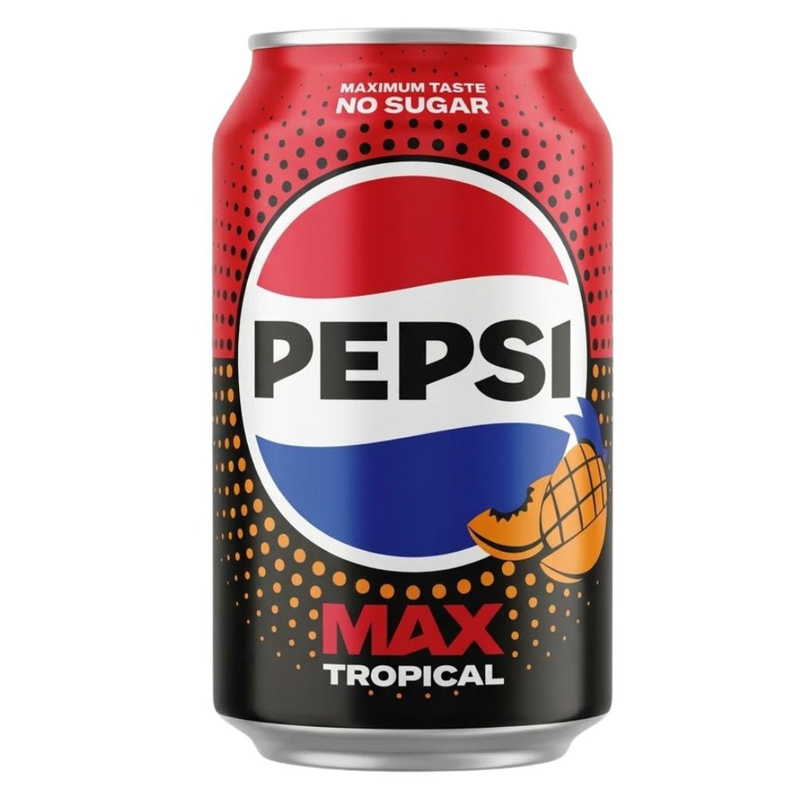 Pepsi Max Tropical No Sugar - bibita senza zucchero 330ml