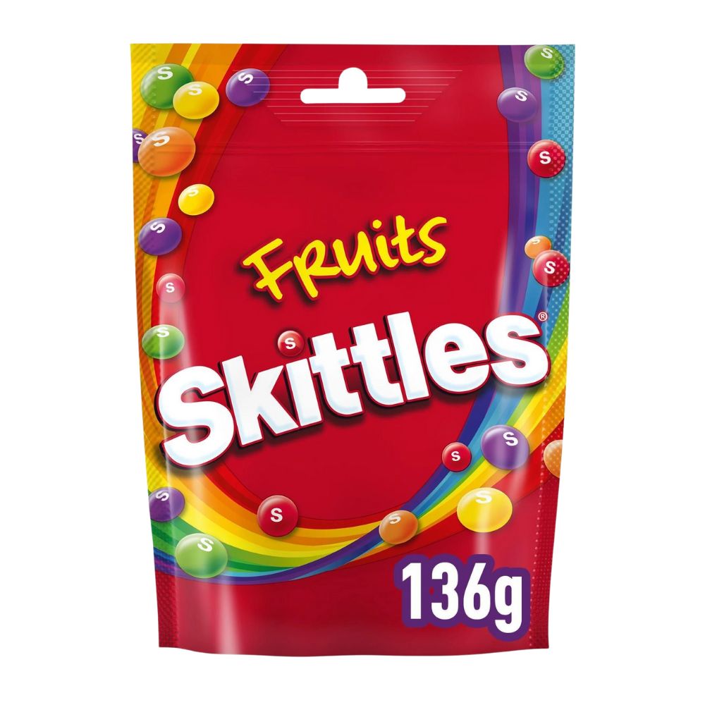 Skittles Fruchtbeutel 136g 