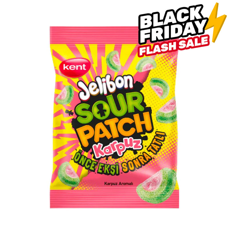 Jelibon Sour Patch Watermelon, saure Wassermelonen-Bonbons 40g