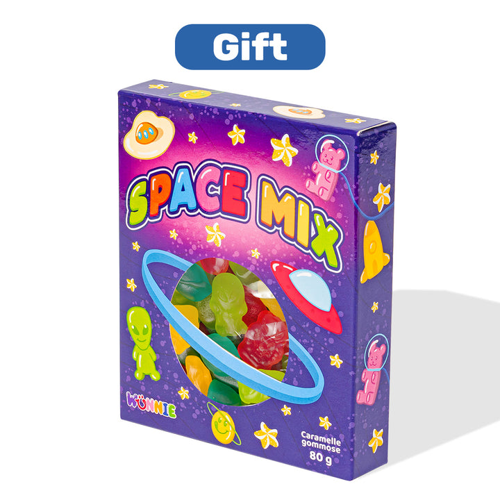 CandyVerse Limited Edition von Wunnie, Box mit Gummibonbons zum Zusammenstellen mit Ihren Favoriten 