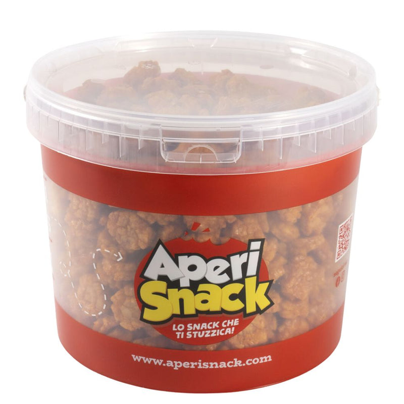 Confezione da 1100g di cracker di riso piccanti Aperisnack.