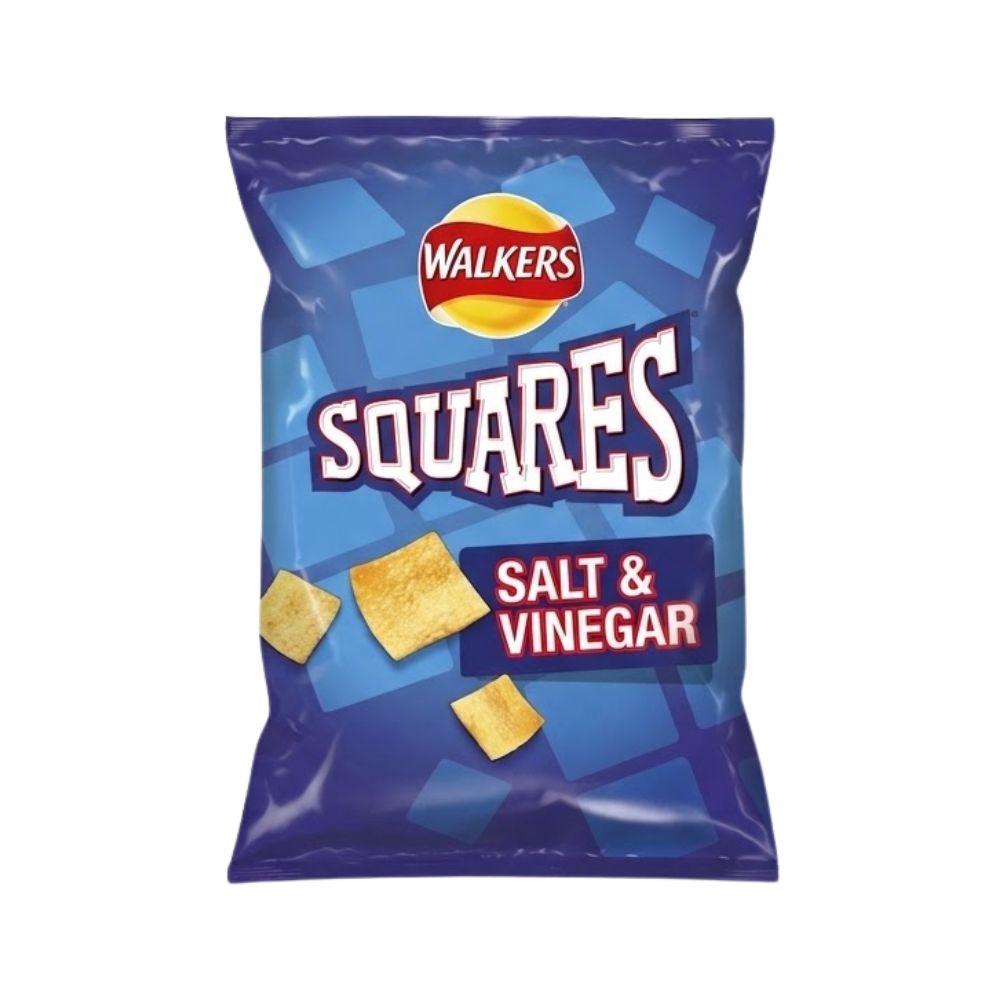 Squares Salt & Vinegar, snack mit Salz und Essig 27,5g 