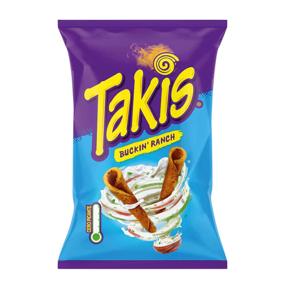 Takis Buckin Ranch, Chips mit Sauerrahm-Geschmack, 100g 
