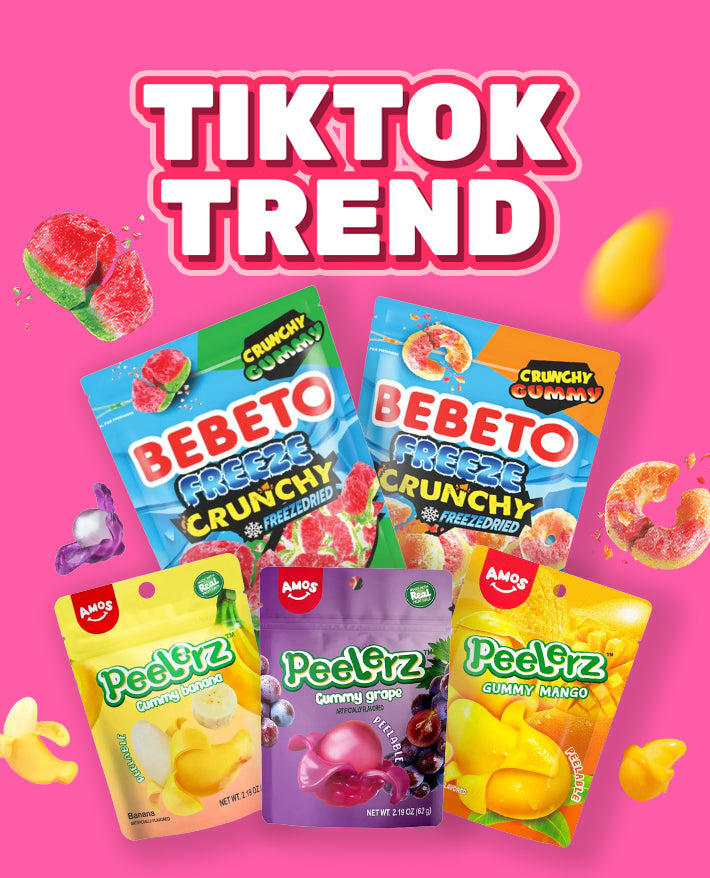 Card con prodotti in trend su tiktok come Peelerz e Bebeto