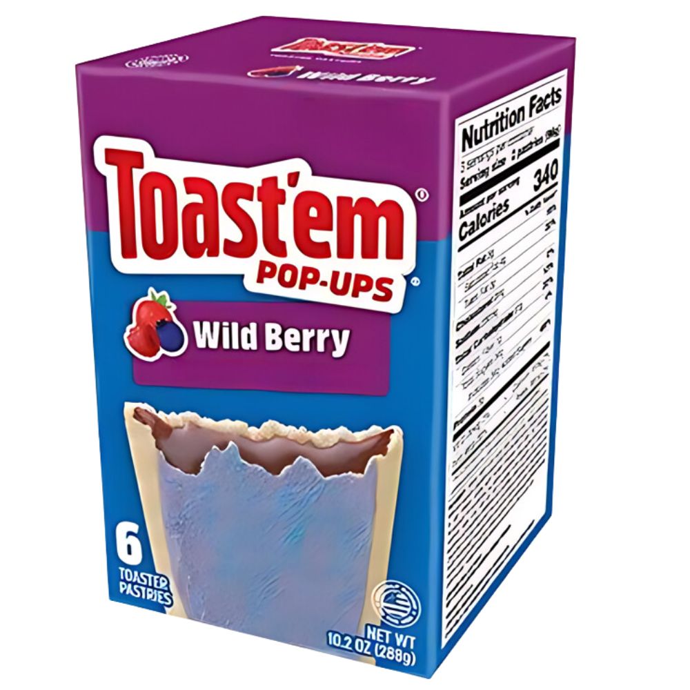 Toast'em Pop-Ups Wild Berry, Kekse mit Waldbeercremefüllung, 288g 