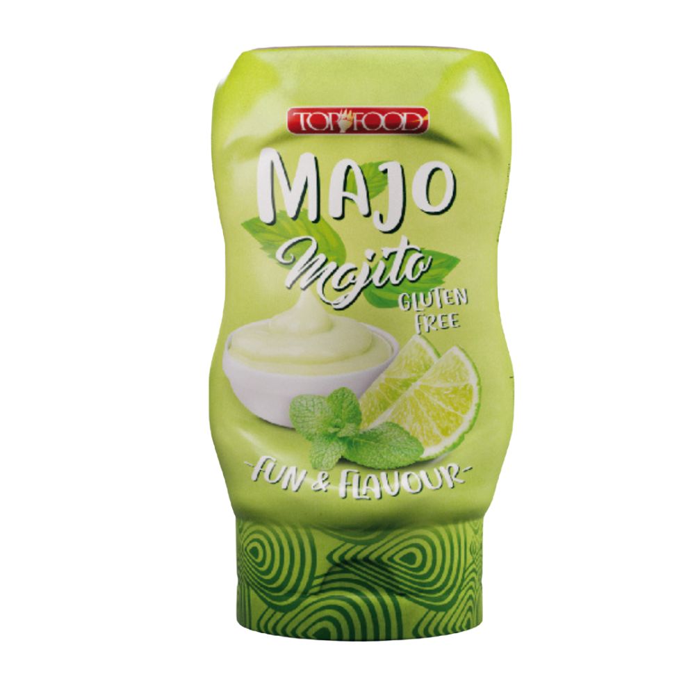 Confezione da 250g, maionese al gusto di mojito Top Food.