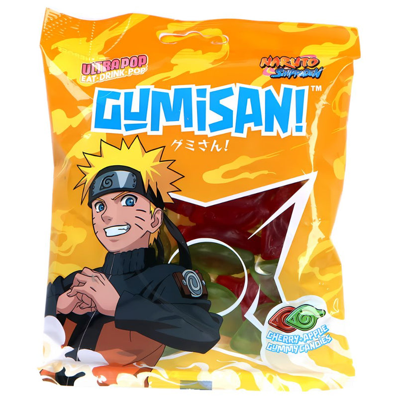 Confezione da 60g, caramelle al gusto di frutta da 180g Naruto.