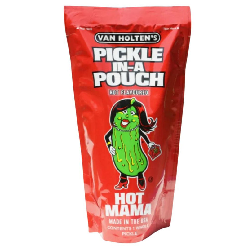 Van Holtens King Size Pickle - Hot Mama, cetriolo piccante monoporzione in sottaceto