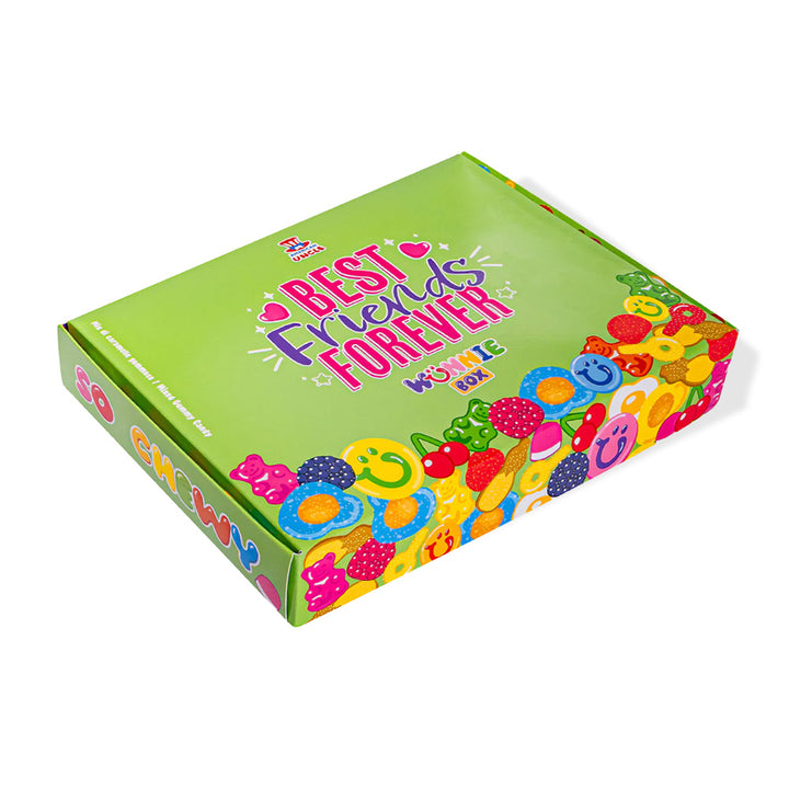 Wunnie box "Best Friends Forever", die Candy box zum Zusammenstellen mit den Lieblingsgummibärchen deiner besten Freundin - 1 kg 