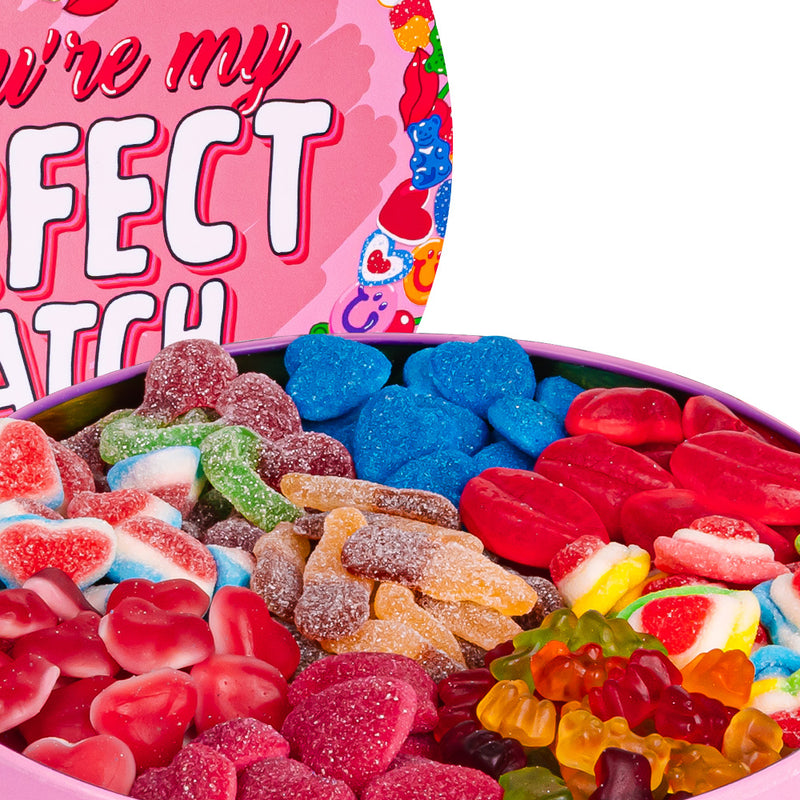 Wunnie Bucket "Perfect Match", 3 kg Dose Gummibonbons zum Zusammenstellen mit den Lieblingssorten deiner Partnerin oder deines Partners