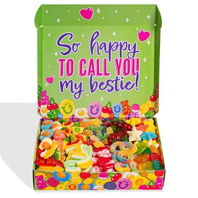 Candy box “Best Friends Forever”, Zusammenstellbare Gummibonbon-Box mit den Lieblingen deiner besten Freundin.