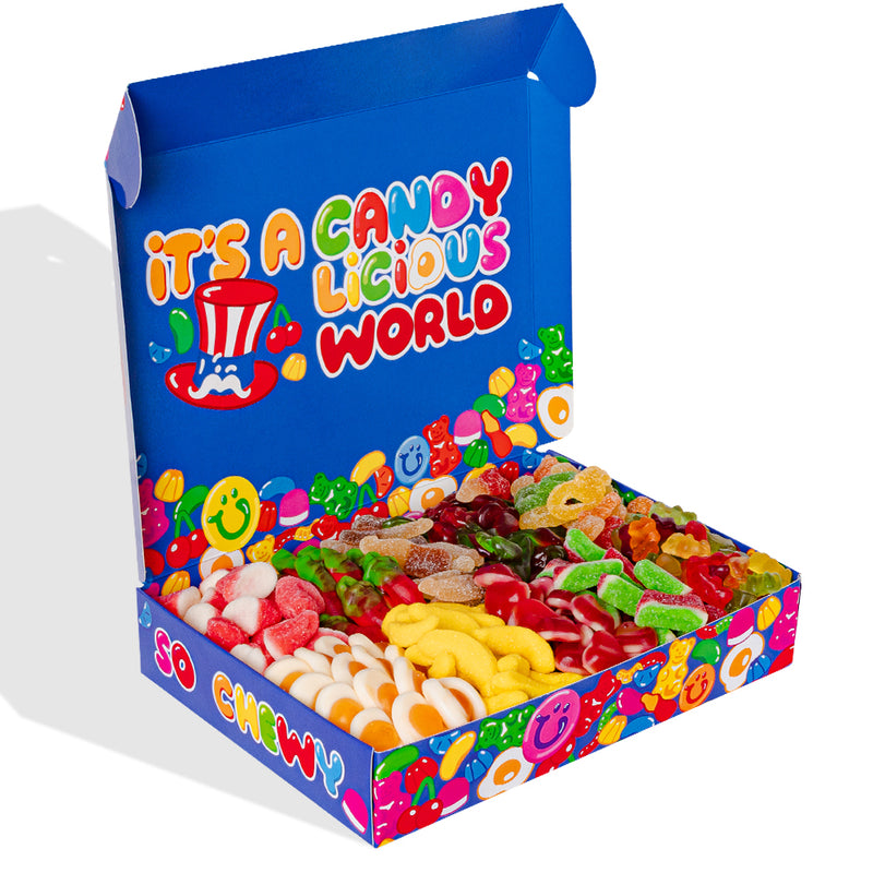 Wunnie box, die Candy box zum Zusammenstellen mit deinen Lieblings-Gummisüßigkeiten