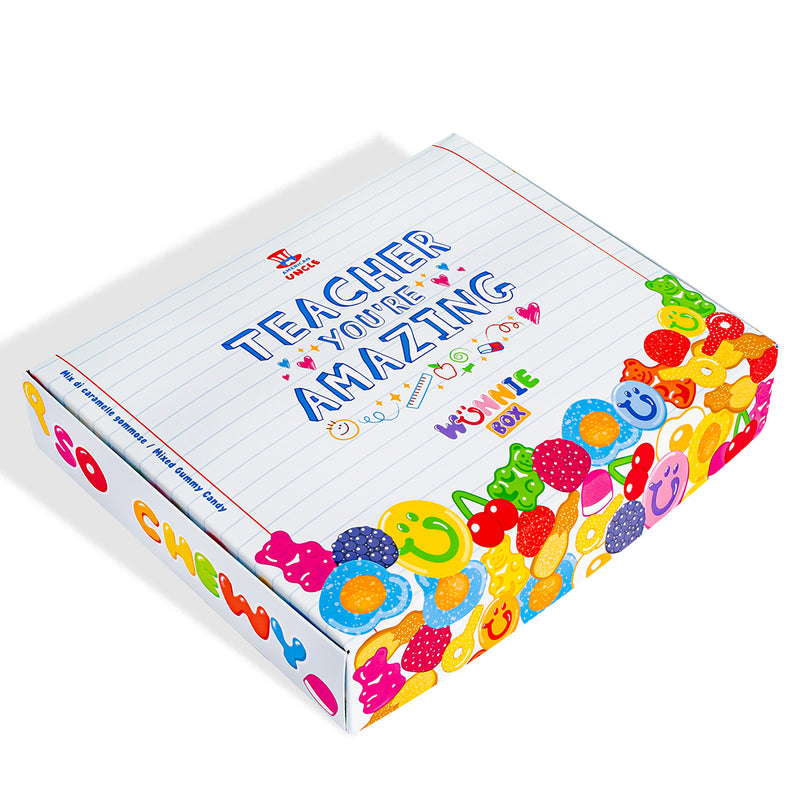 Candy box 
außergewöhnlicher Lehrer, Zusammenstellbare Gummibonbon-Box mit den Lieblingen deiner Lehrerin