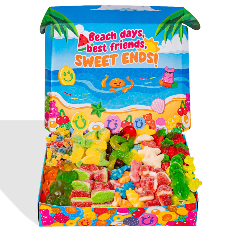 Wunnie box “It’s Summer Time”,, Schachtel mit Gummibonbons zum Zusammenstellen mit deinen Lieblingsgeschmäcken