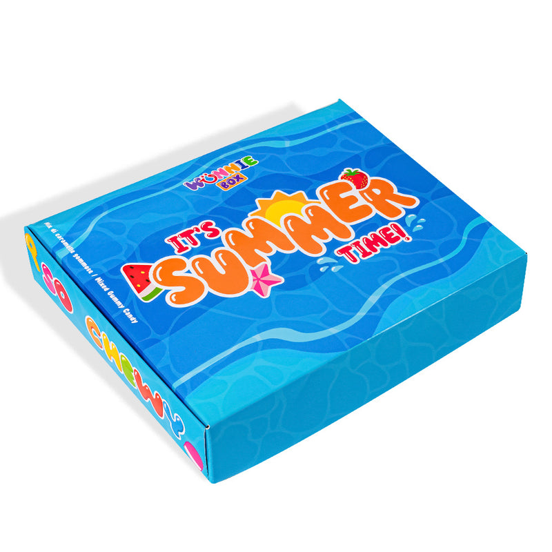 Wunnie box “It’s Summer Time”,, Schachtel mit Gummibonbons zum Zusammenstellen mit deinen Lieblingsgeschmäcken