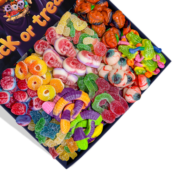 Wunnie Box "Happy Halloween", Süßigkeitenbox zum Zusammenstellen mit deinen Lieblingssorten 
