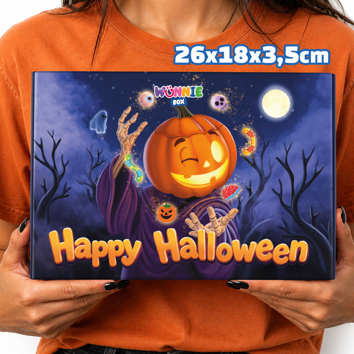 Wunnie Box "Happy Halloween", Süßigkeitenbox zum Zusammenstellen mit deinen Lieblingssorten 