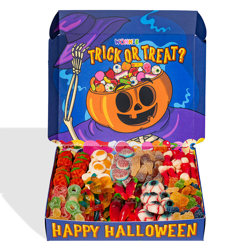 Wunnie box Halloween Edition, die Candy Box zum Zusammenstellen mit deinen  Lieblings-Gummisüßigkeiten