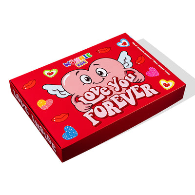 Wunnie box „Love You Forever“, die Candy box zum Zusammensetzen mit den Lieblingsgummibärchen deiner besseren Hälfte - 1 kg 