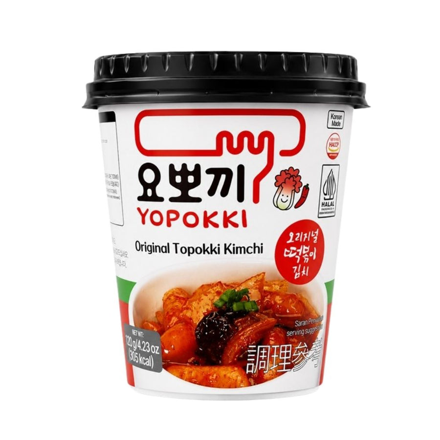 Yopokki Kimchi Topokki, topokki in tazza al gusto di kimchi da 120g