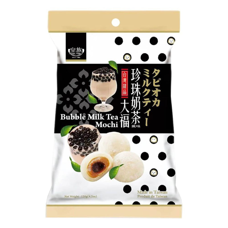 Confezione da 120g di merendine al latte e tè Bubble Milk Tea Mochi