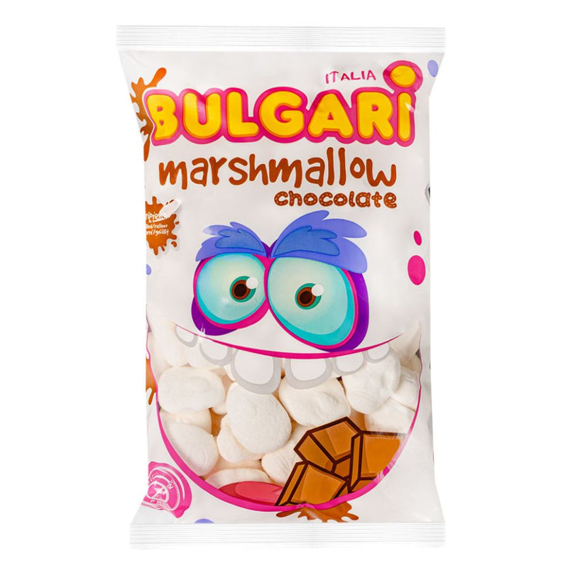 Confezione da 1kg di teschi ripieni di cioccolato Bulgari Marshmallow