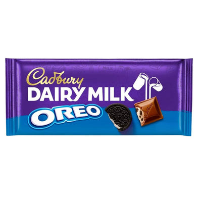 Confezione da 120g di tavoletta di cioccolato e biscotto Cadbury Dairy Milk Oreo