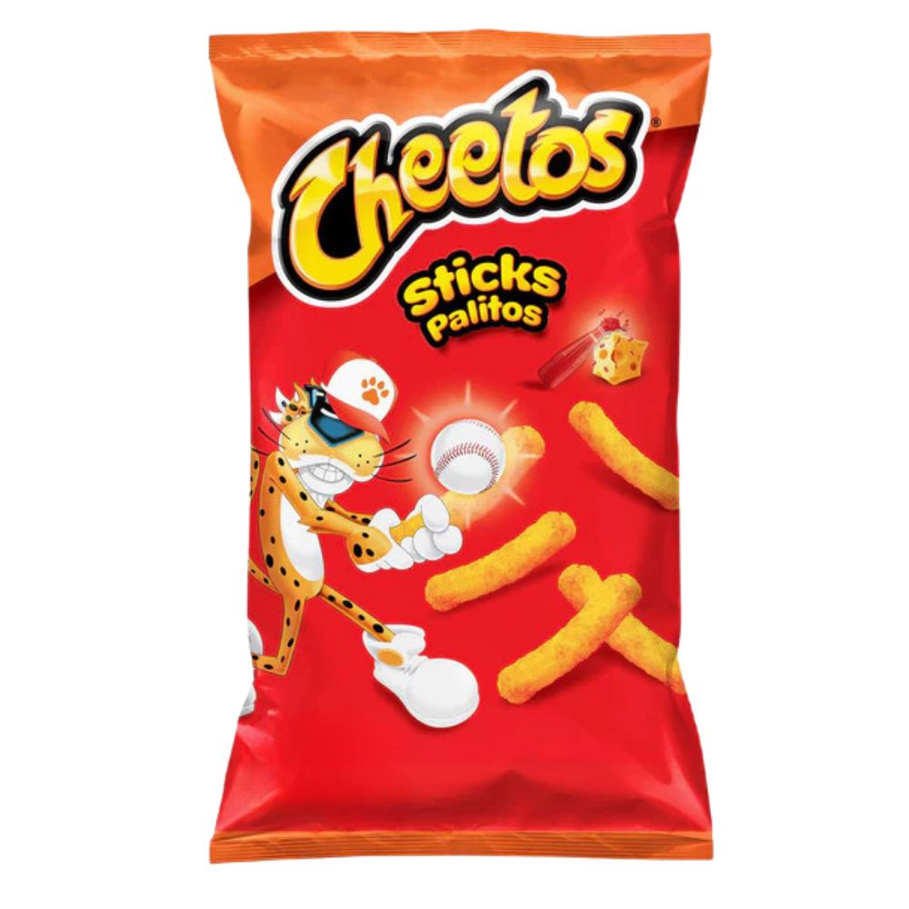 Cheetos Sticks - Maisstäbchen mit Käsegeschmack und Ketchupgeschmack ...