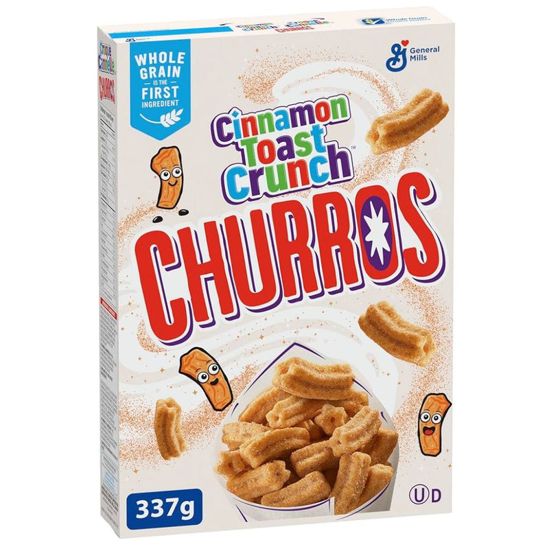 Confezione da 337g di cereali alla cannella Cinnamon Toast Crunch Churros