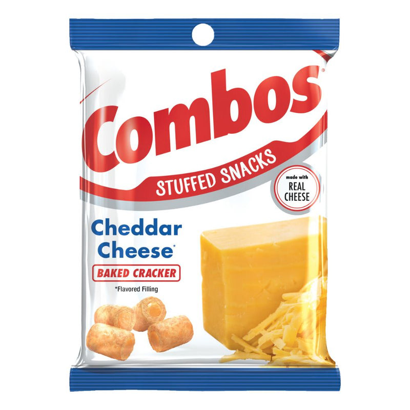 Confezione da 178g di crackers al cheddar combos