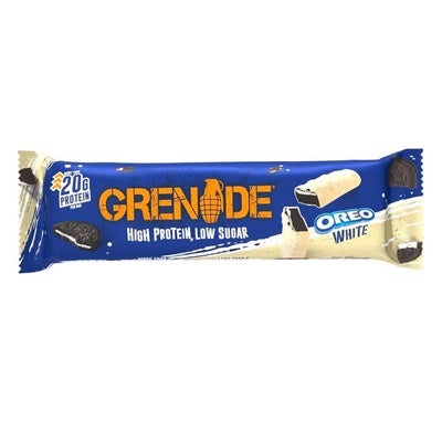 Confezione da 60 di barretta al cioccolato bianco e oreo Grenade Oreo White